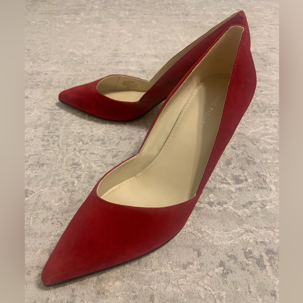 Marc Fisher Red Tuscany Pumps